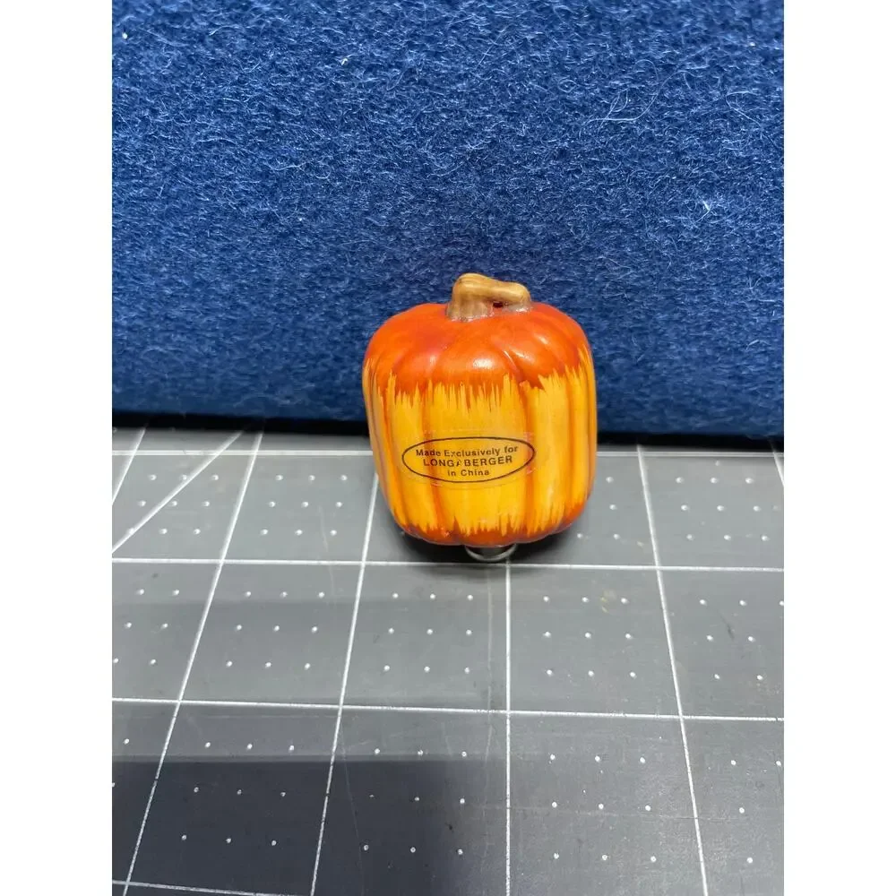 Longaberger Basket Lid Pumpkin‎ Knob 50293 Fall Harvest